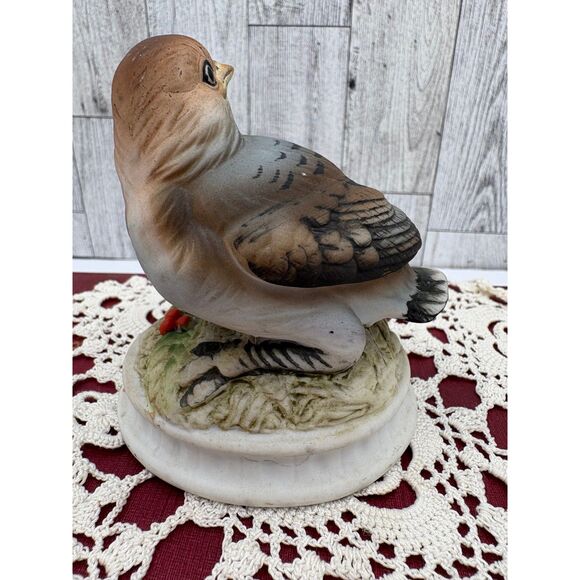 Vintage Lefton Snowbird Ceramic Winter Christmas Decor Bird - Picture 2 of 6